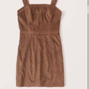 Abercrombie- Faux Suede Pinafore Dress